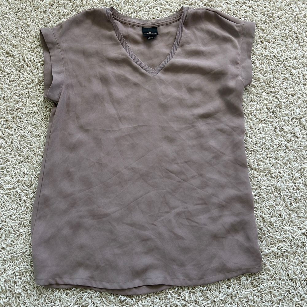 Worthington Women’s XS Purplish Gray Blouse